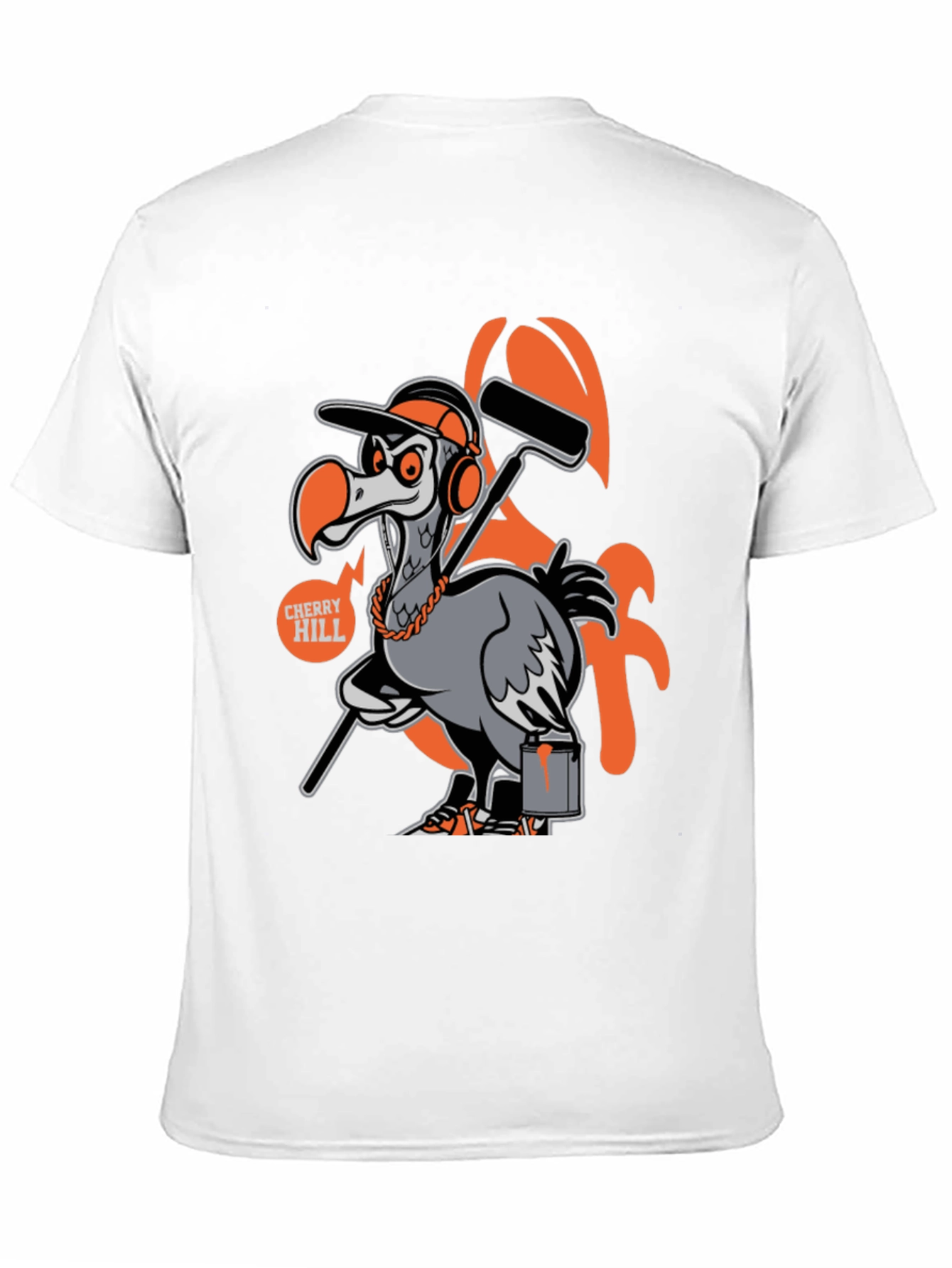 Dodo Bird Painter T-Shirt - Quirky Graphic Tee