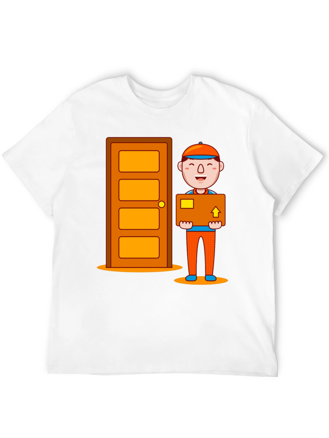 Delivery Guy Graphic T-Shirt - Black Cotton Tee