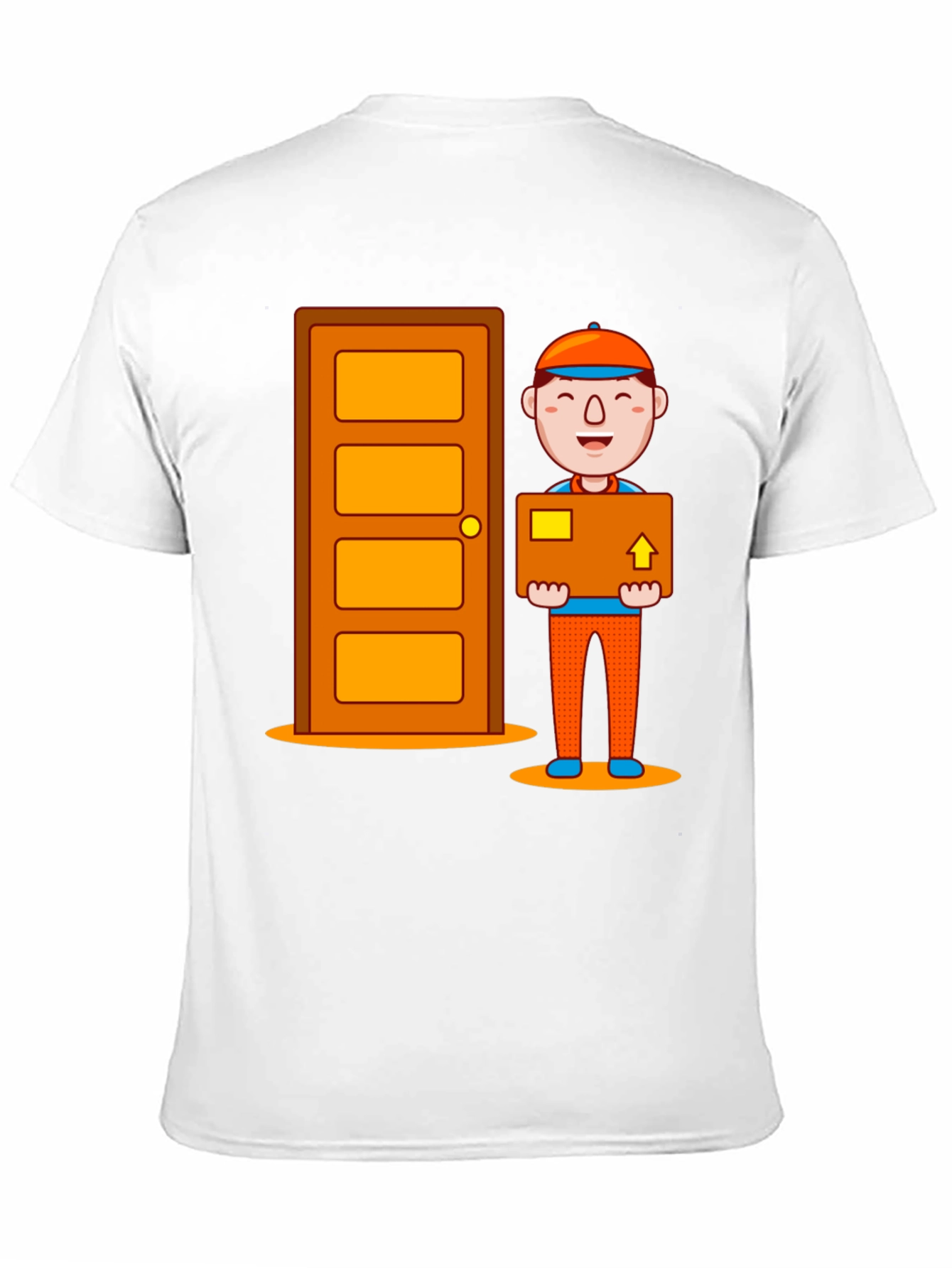 Delivery Guy Graphic T-Shirt - Black Cotton Tee