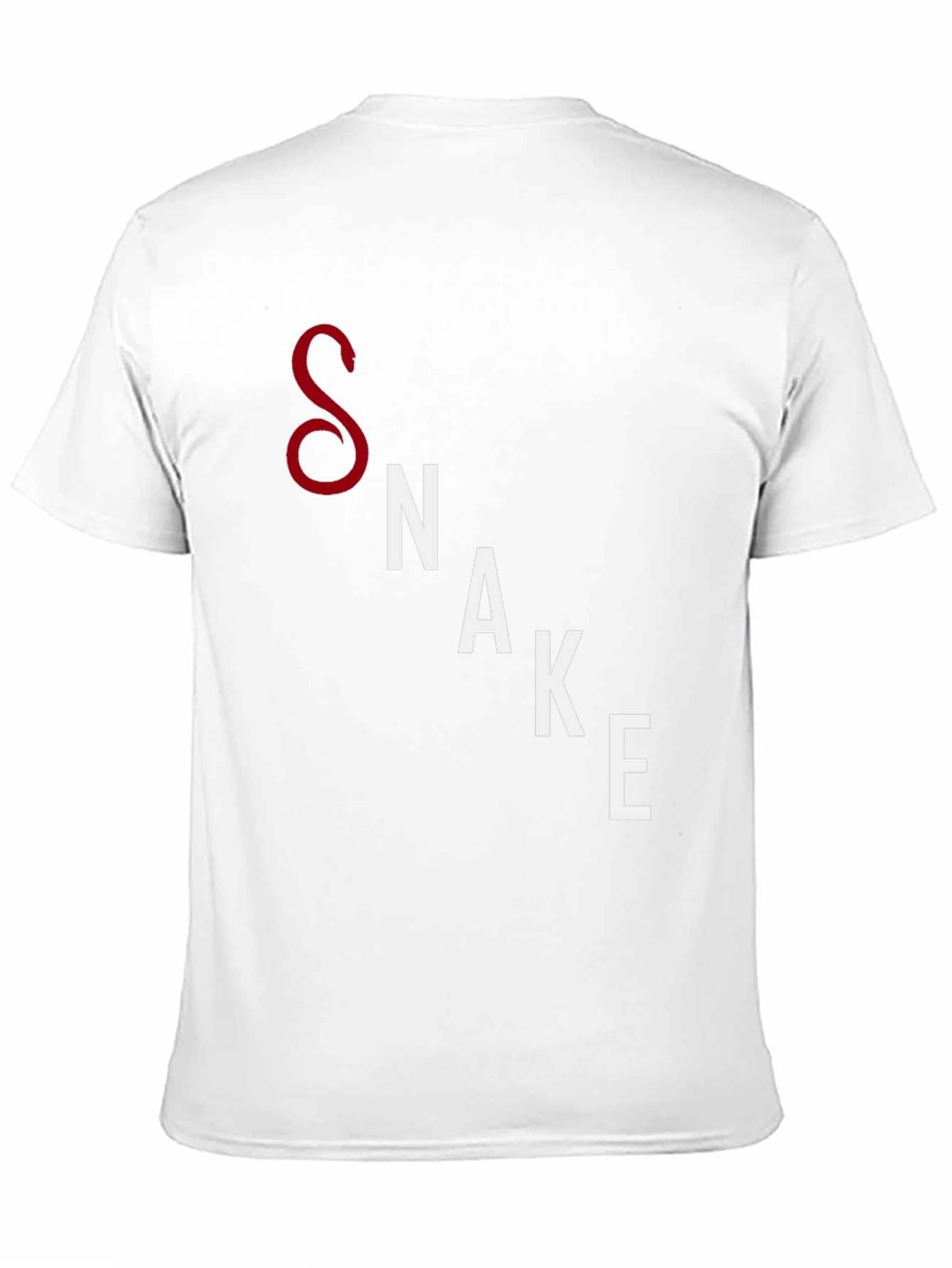 Mens Black Snake Graphic T-Shirt - Unique Design