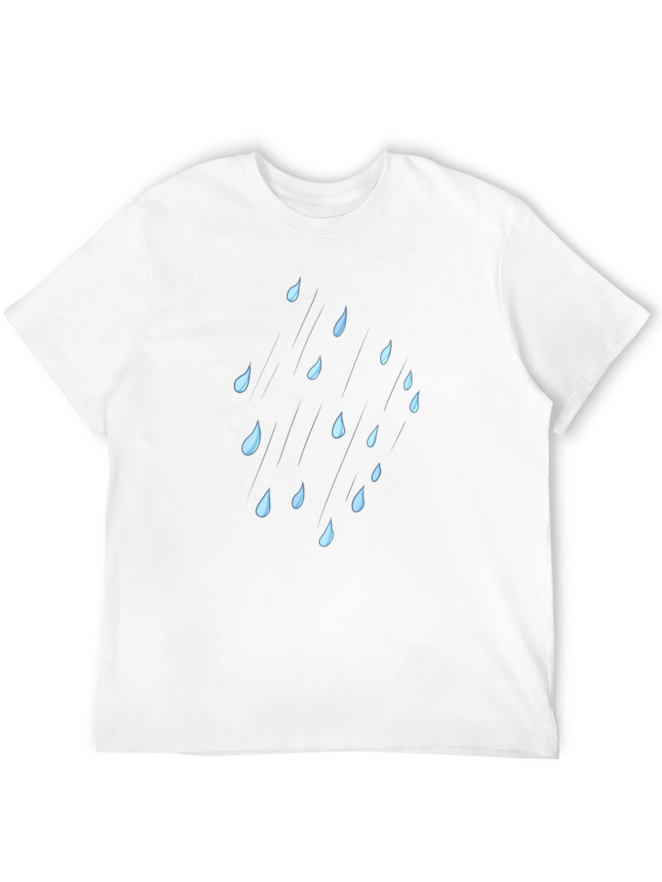 Rainy Day Graphic T-Shirt - Black Cotton Tee