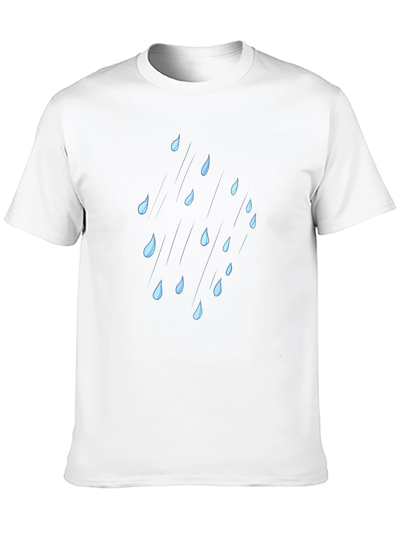 Rainy Day Graphic T-Shirt - Black Cotton Tee