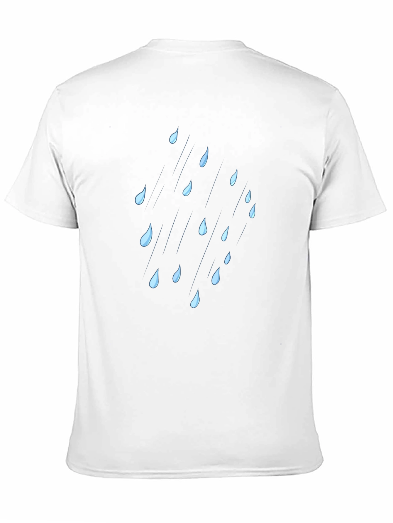 Rainy Day Graphic T-Shirt - Black Cotton Tee