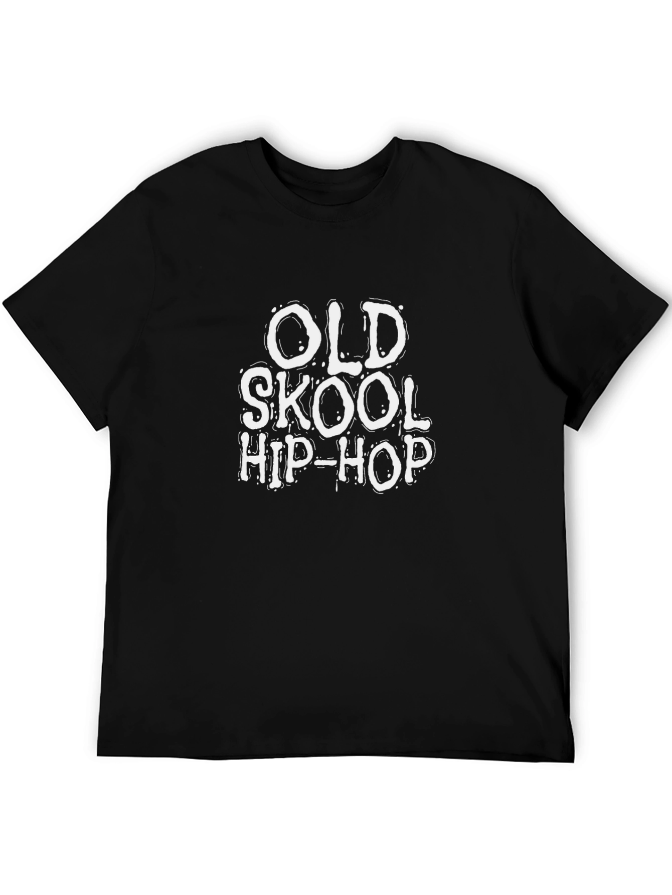 Old Skool Hip-Hop Black T-Shirt