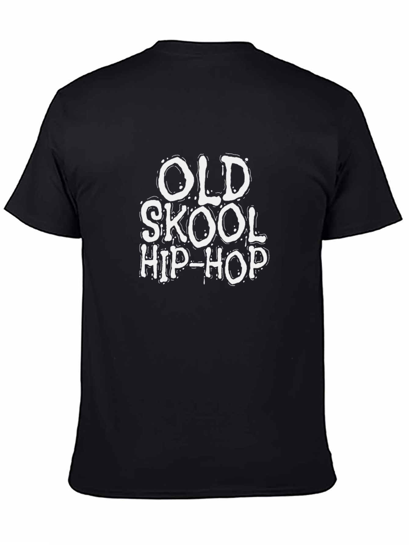 Old Skool Hip-Hop Black T-Shirt