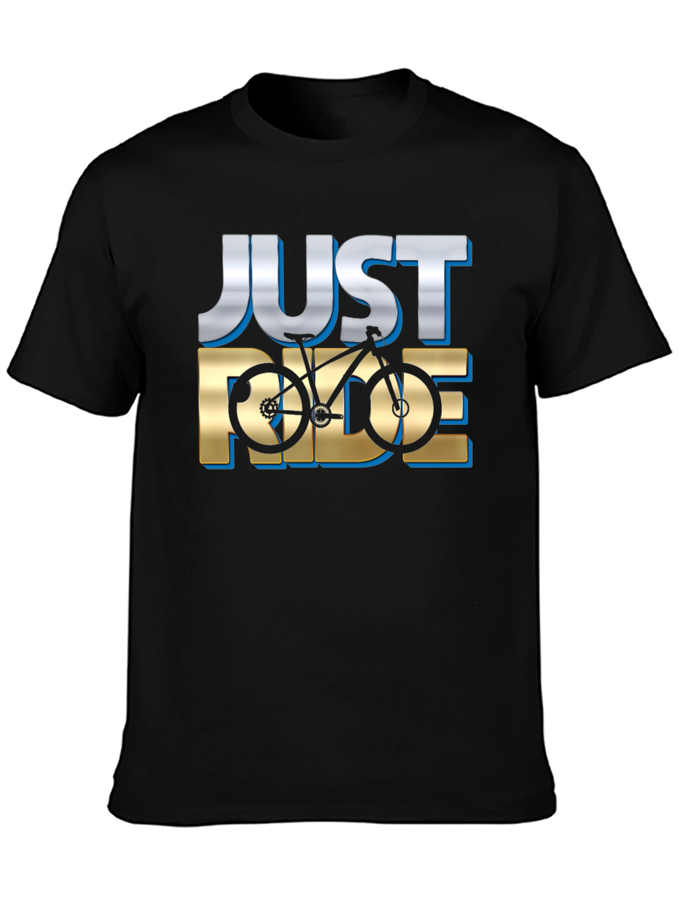 Just Ride Bicycle Graphic T-Shirt