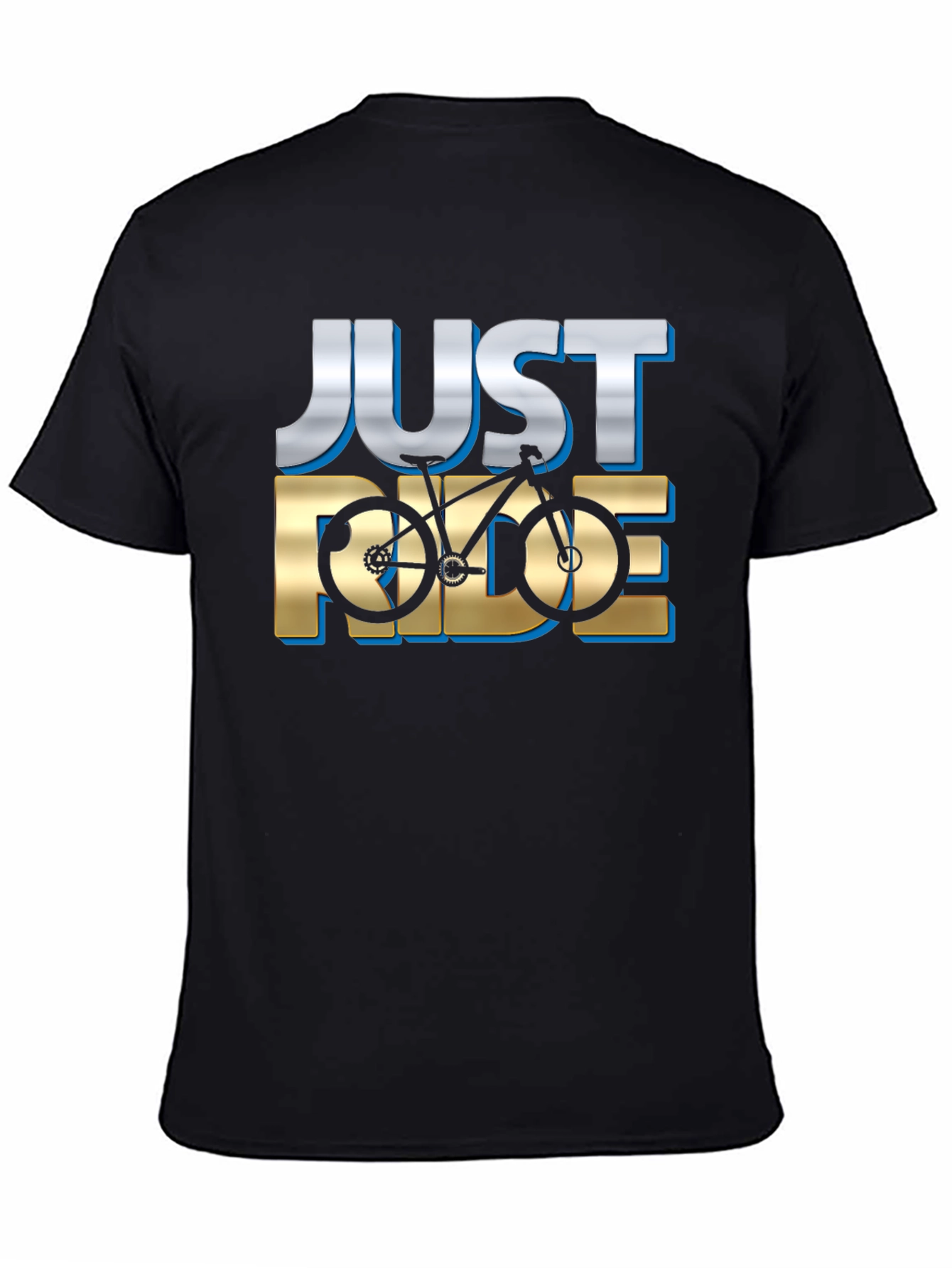 Just Ride Bicycle Graphic T-Shirt