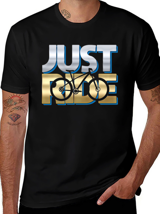 Just Ride Bicycle Graphic T-Shirt