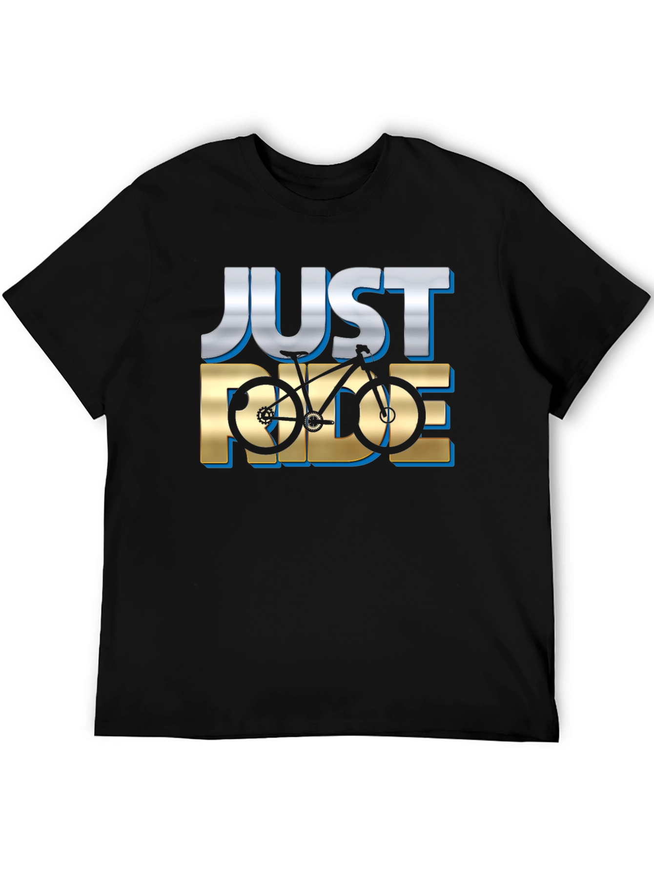 Just Ride Bicycle Graphic T-Shirt