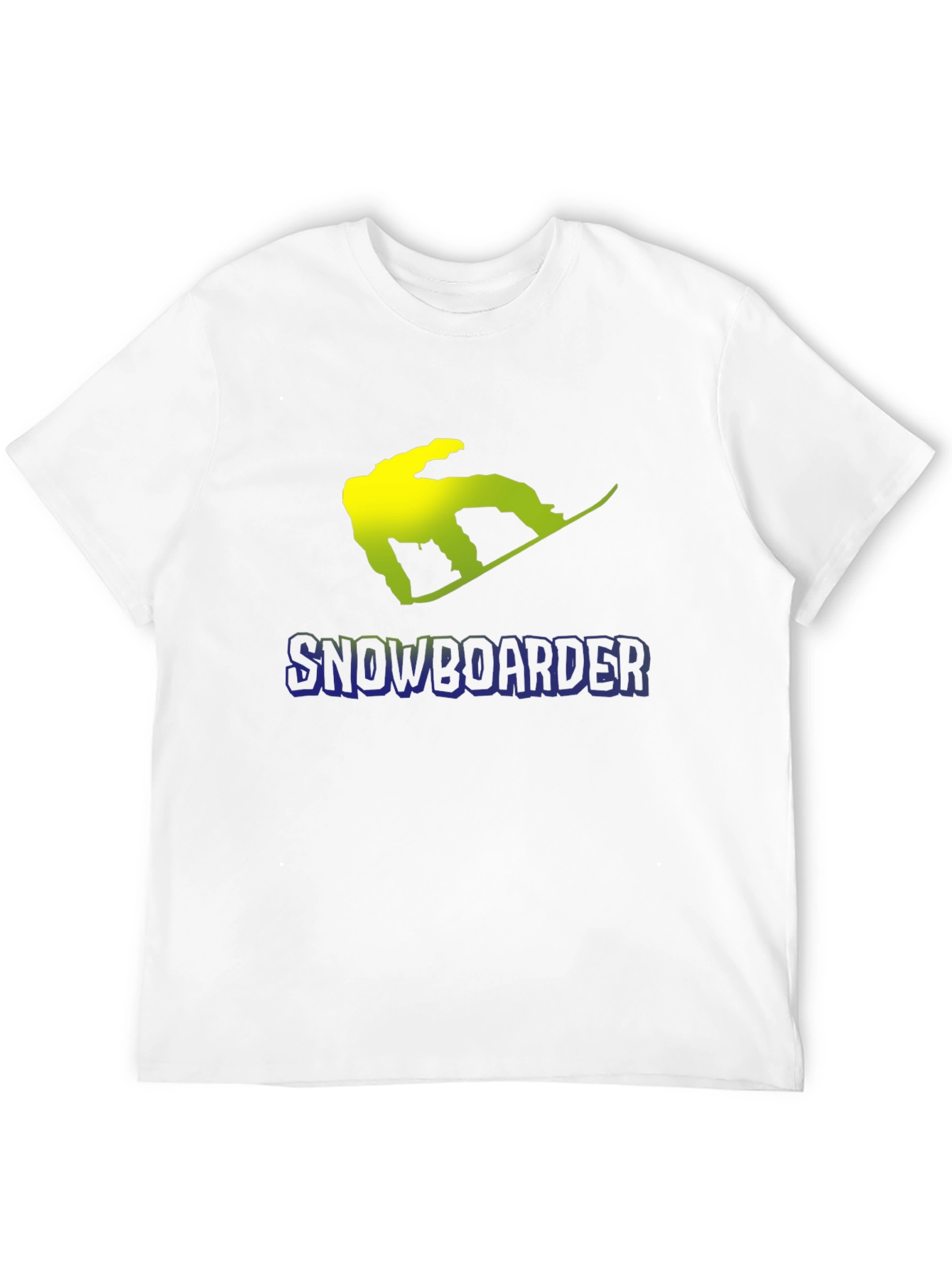 Snowboarder Graphic Black T-Shirt