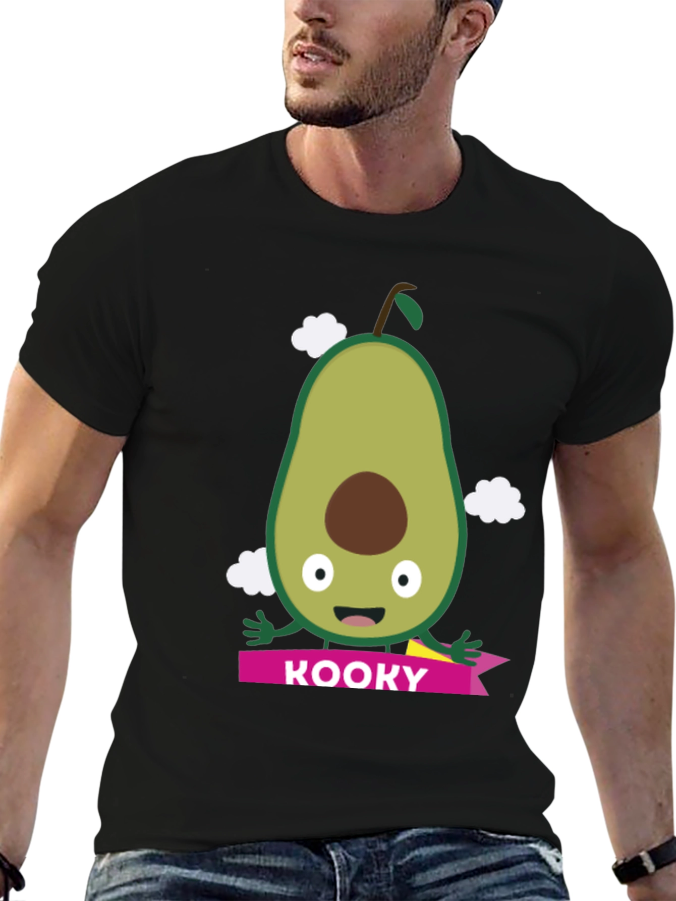 Kooky Avocado Graphic Tee - Soft Cotton Blend