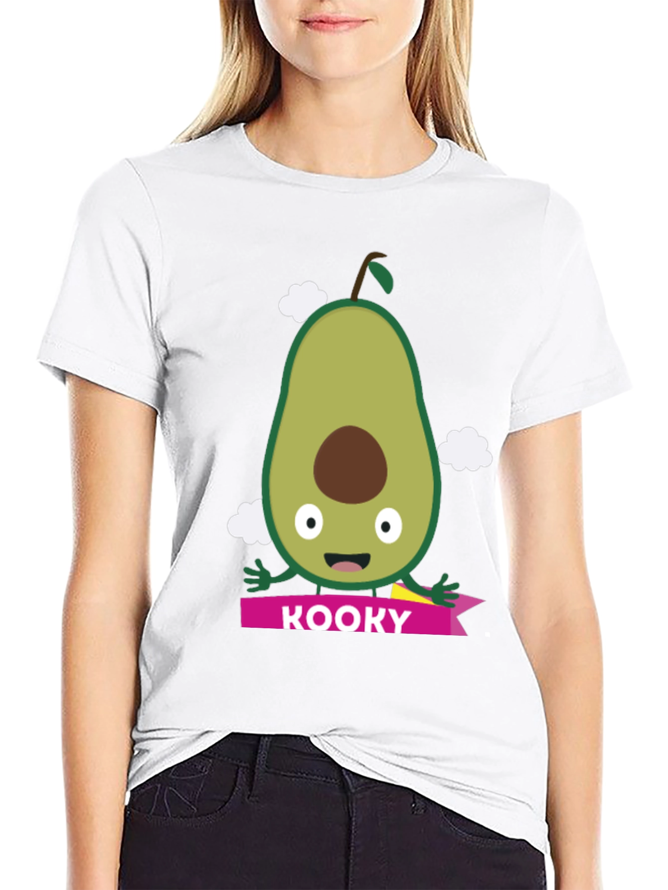 Kooky Avocado Graphic Tee - Soft Cotton Blend