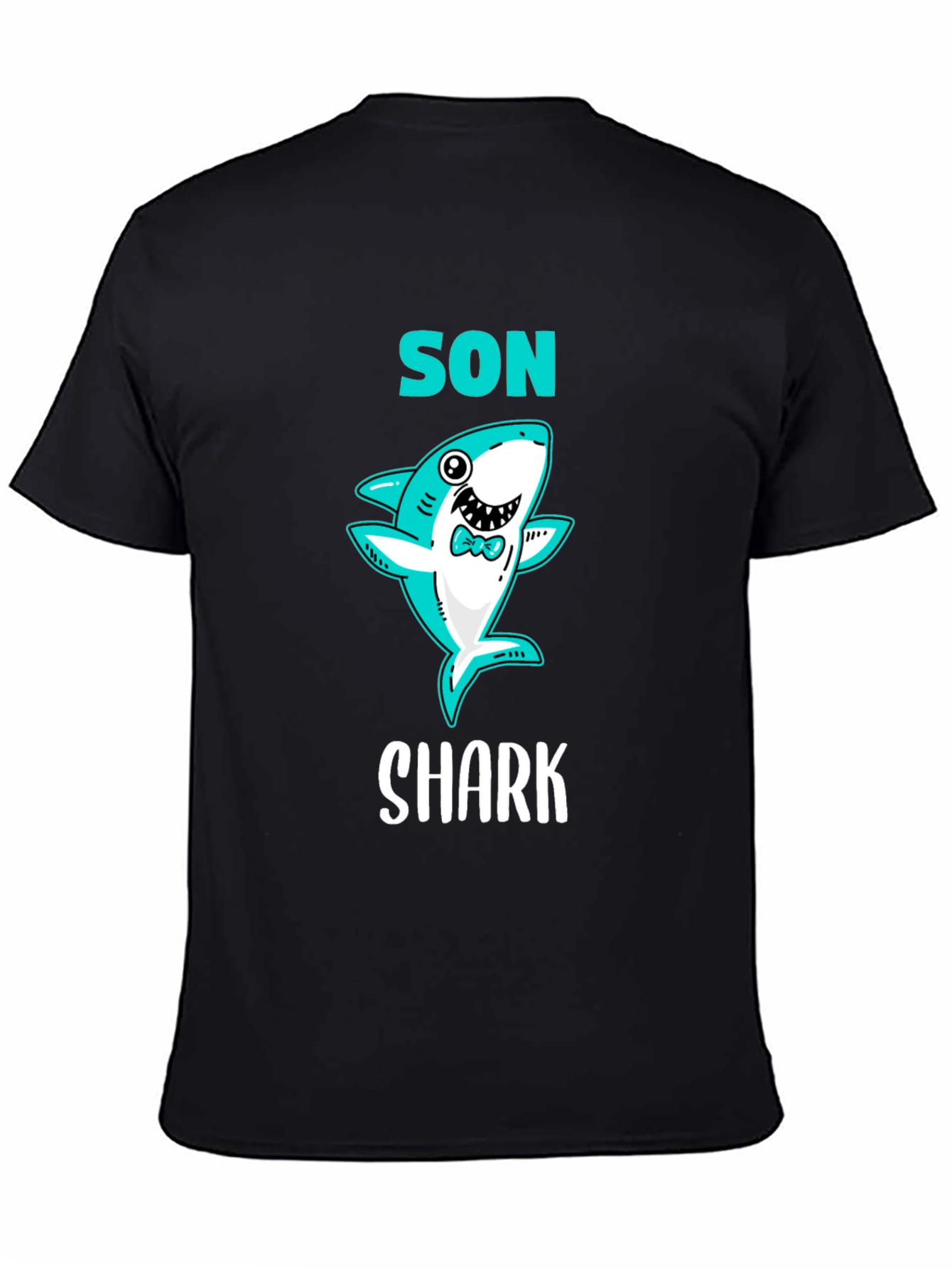 Son Shark T-Shirt - Cute Cartoon Graphic Tee