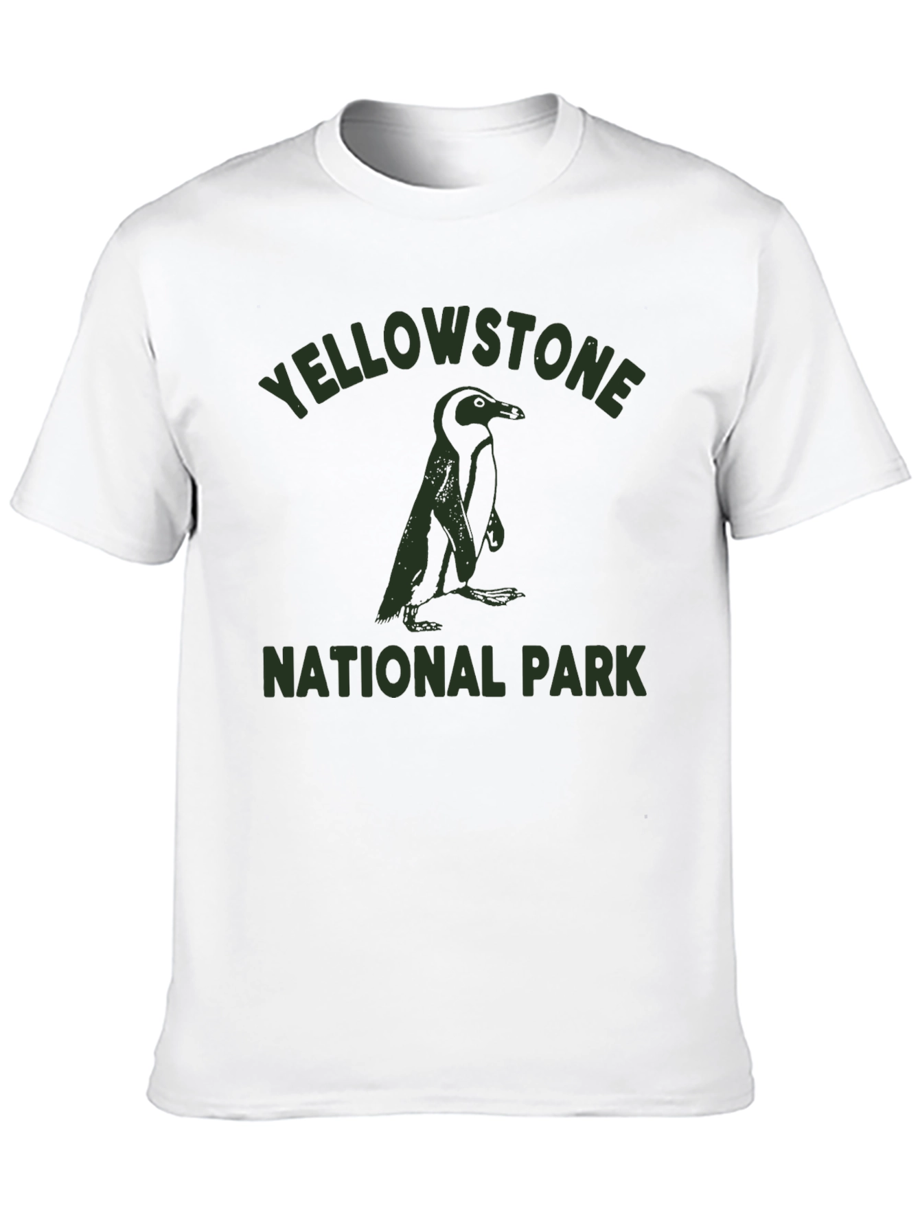 Yellowstone National Park Penguin Graphic Tee