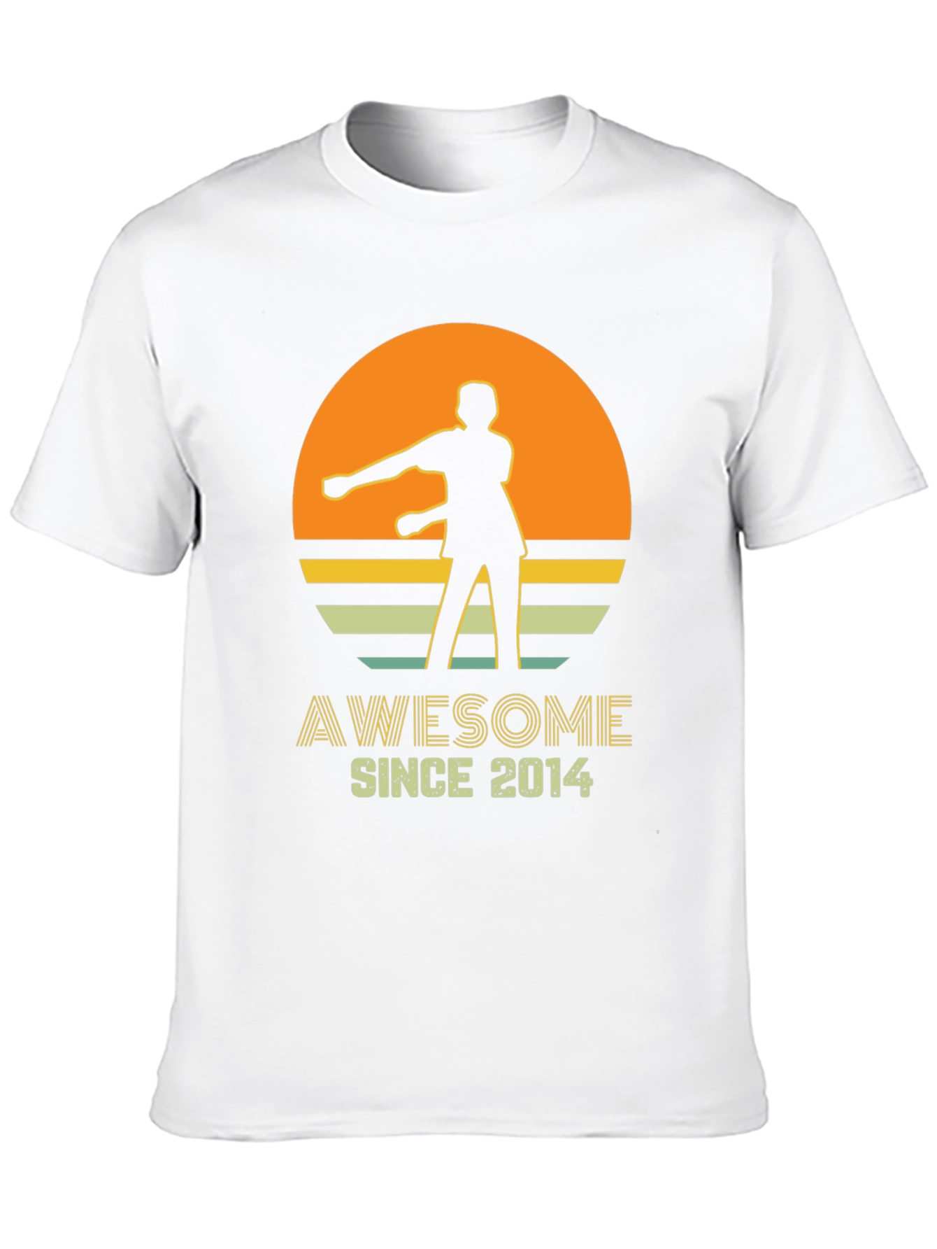 Awesome Since 2014 Retro Style T-Shirt