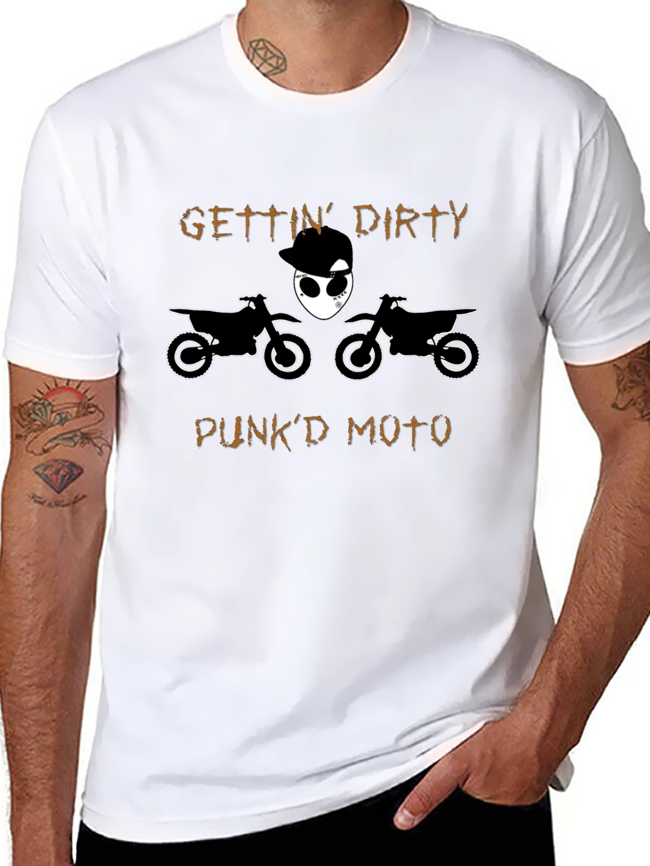 Gettin Dirty Punkd Moto T-Shirt