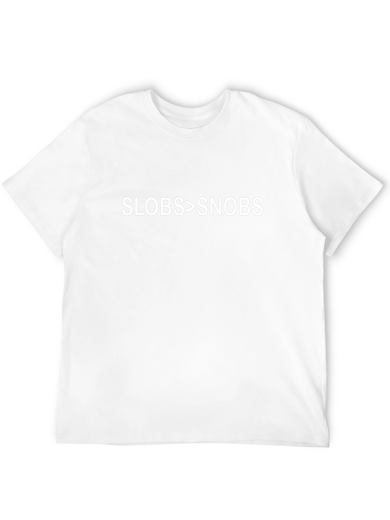 Slobs > Snobs T-Shirt - Black Bold Statement Tee