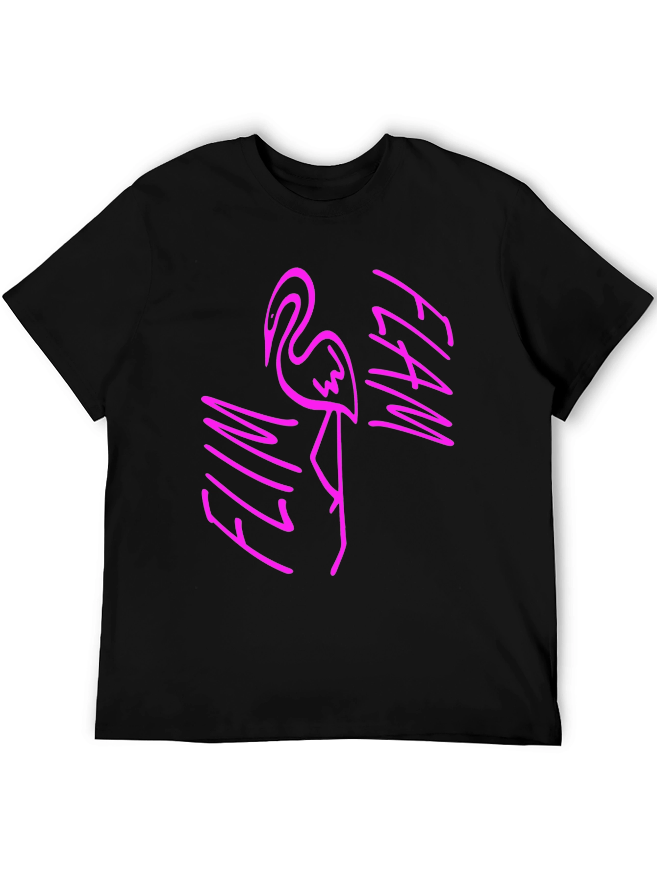Flamingo Graphic Print T-Shirt
