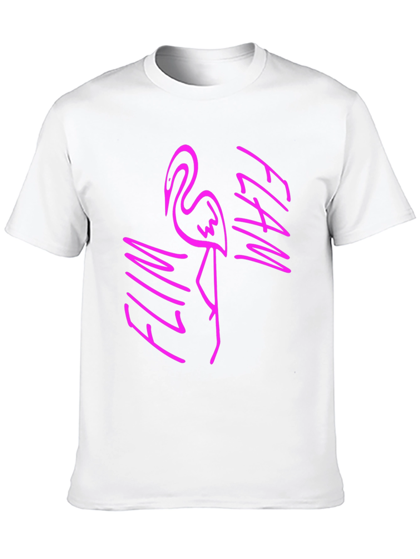 Flamingo Graphic Print T-Shirt