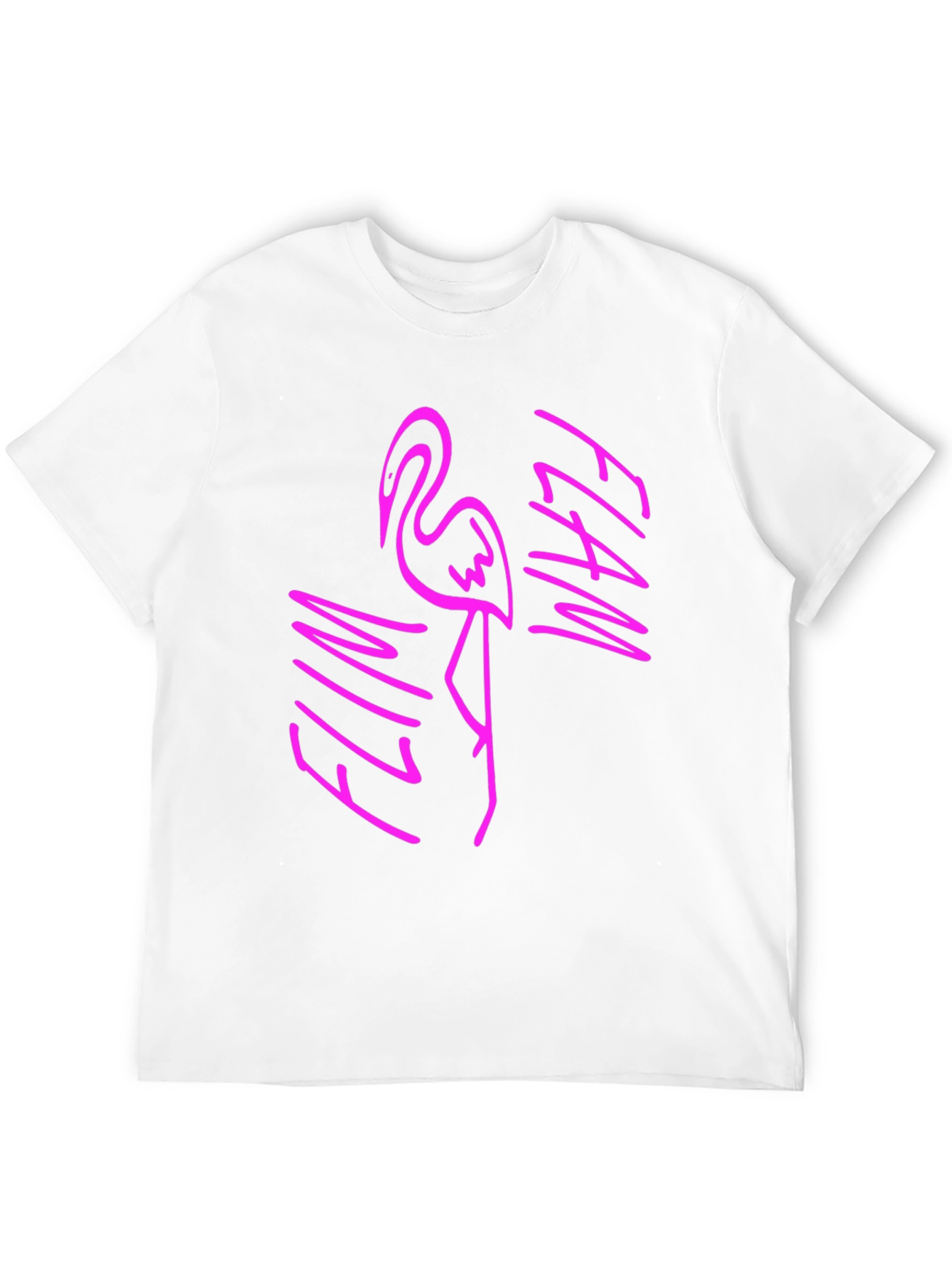 Flamingo Graphic Print T-Shirt