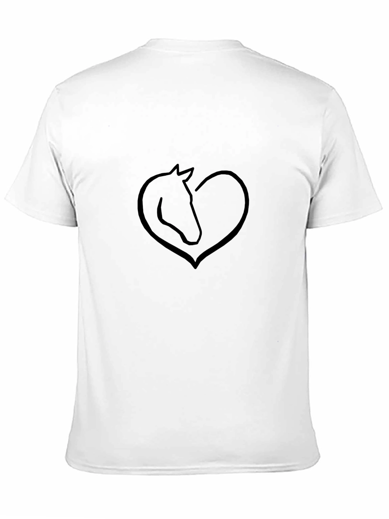 Horse Lover Tee - Heart Horse Design