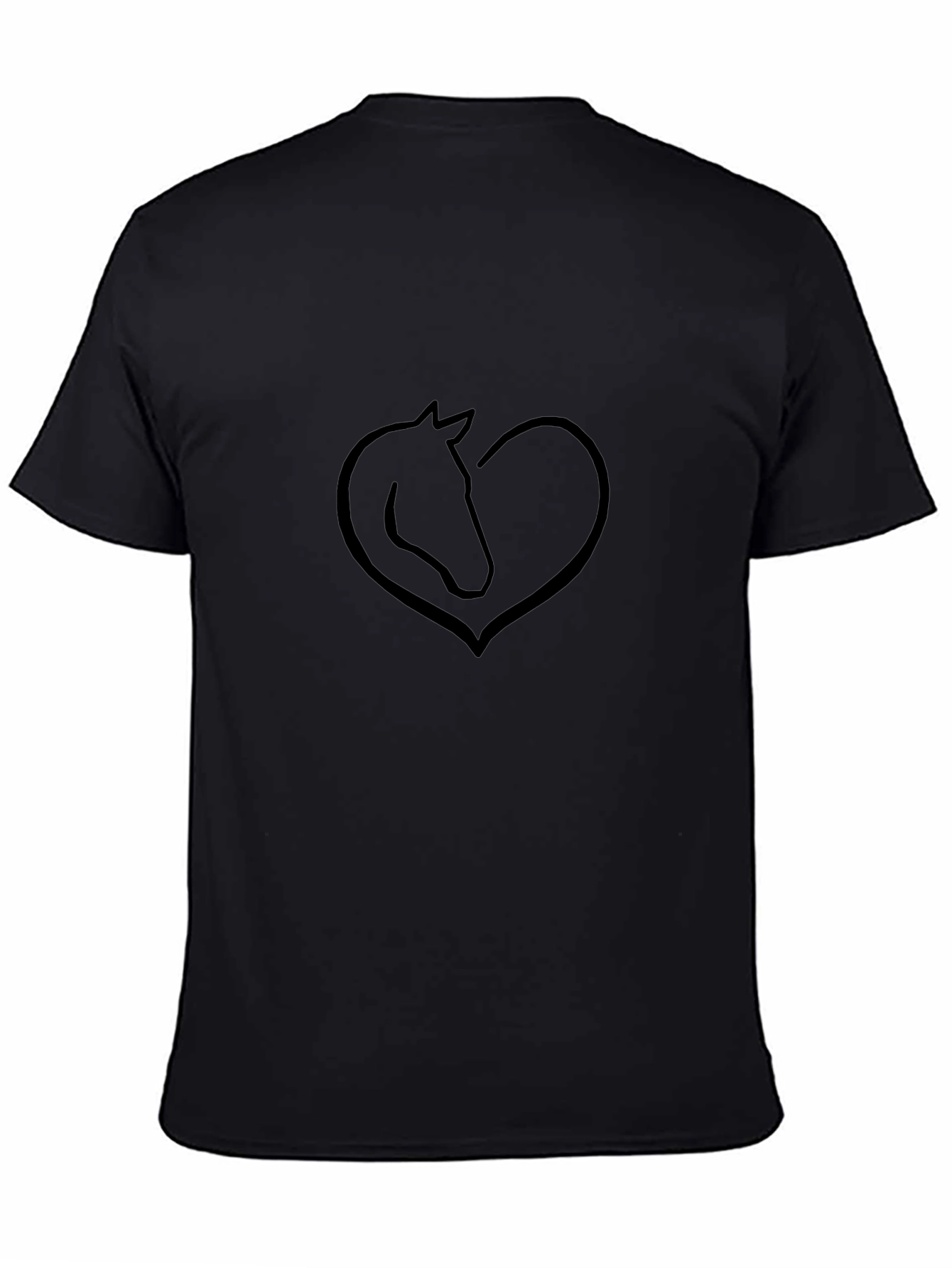 Horse Lover Tee - Heart Horse Design