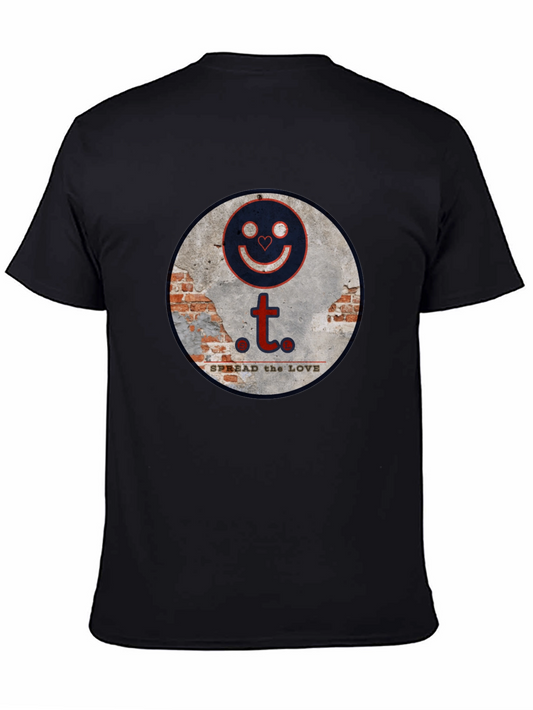 Spread the Love Graphic Tee - Stylish Black T-Shirt