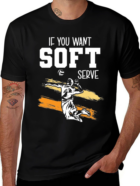 Volleyball Soft Serve Graphic Tee