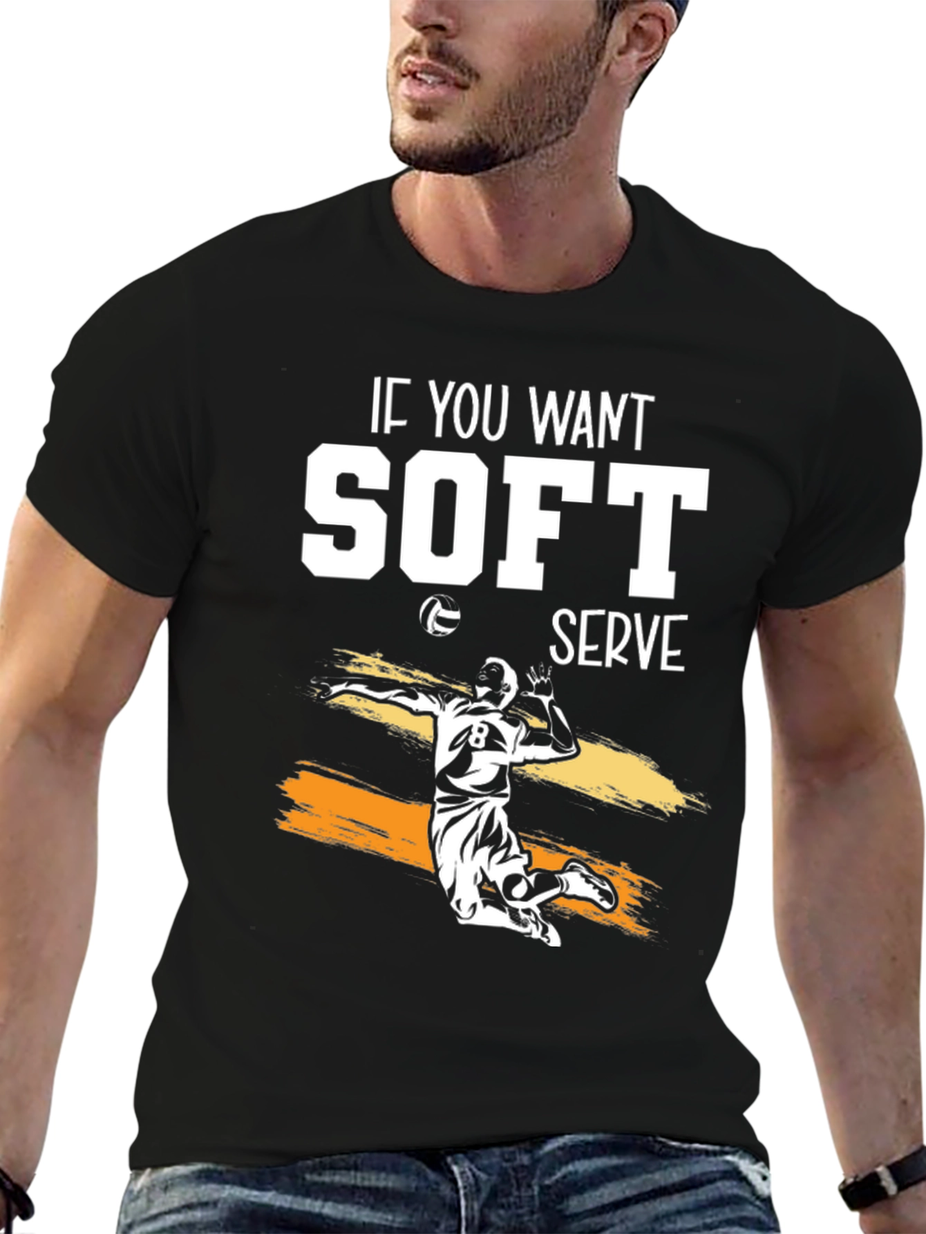 Volleyball Soft Serve Graphic Tee