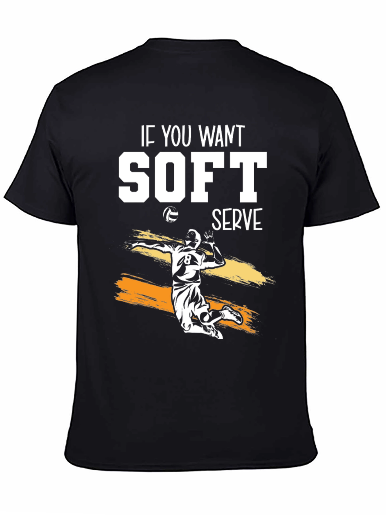 Volleyball Soft Serve Graphic Tee
