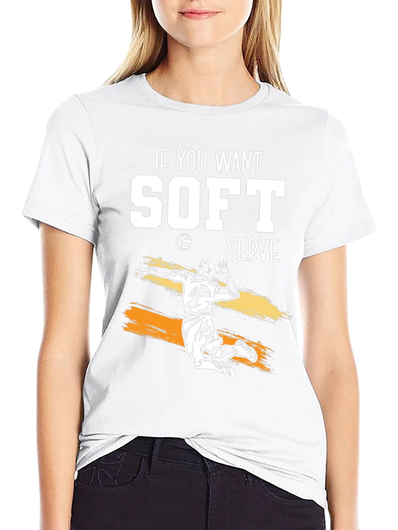 Volleyball Soft Serve Graphic Tee