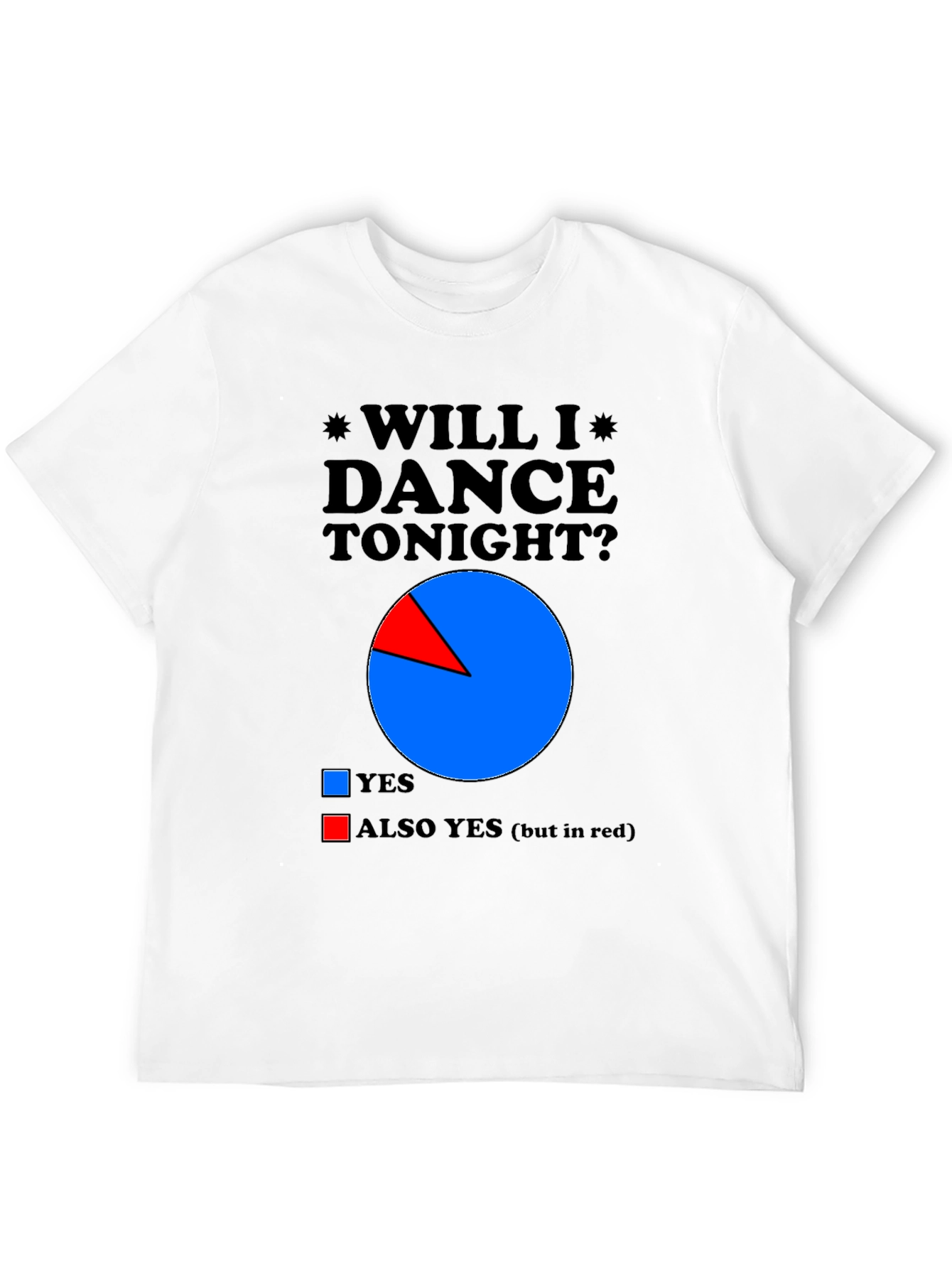 Will I Dance Tonight? Novelty Graphic Tee