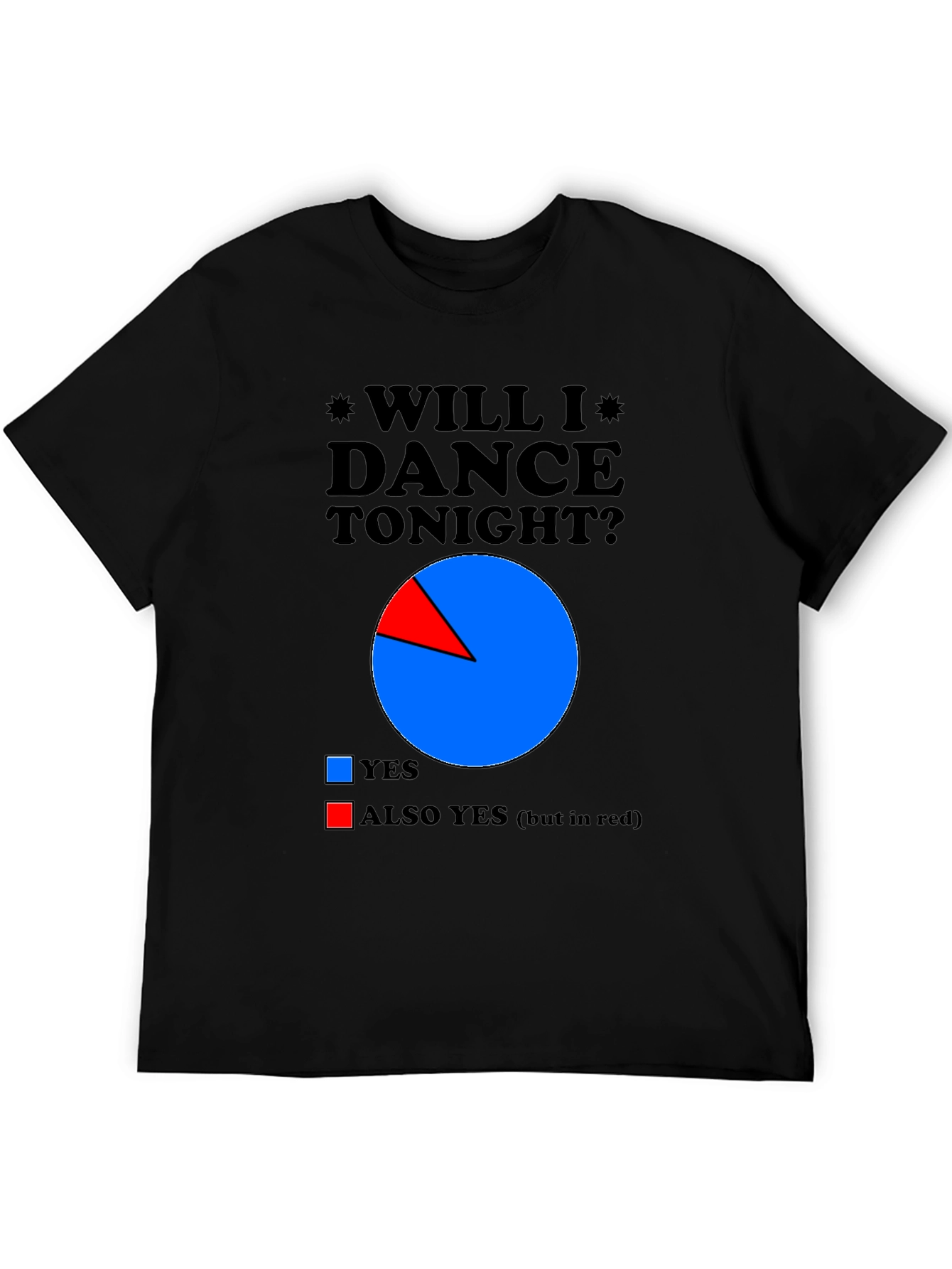 Will I Dance Tonight? Novelty Graphic Tee
