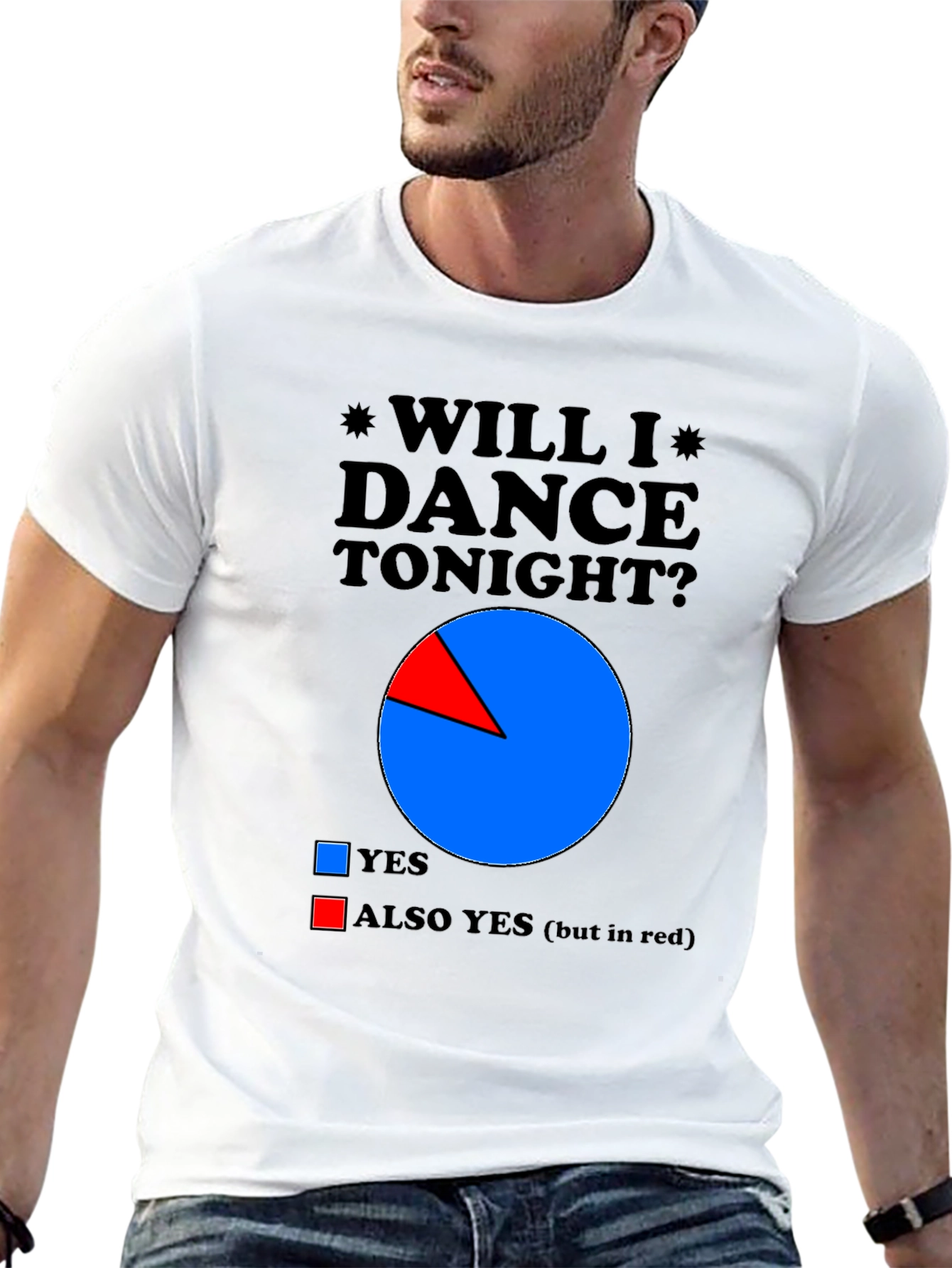 Will I Dance Tonight? Novelty Graphic Tee