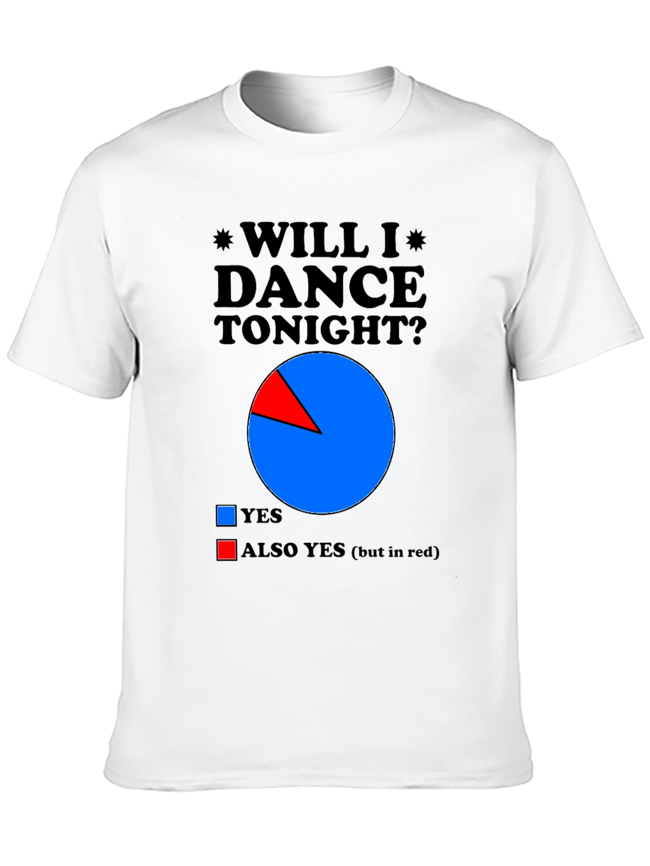 Will I Dance Tonight? Novelty Graphic Tee