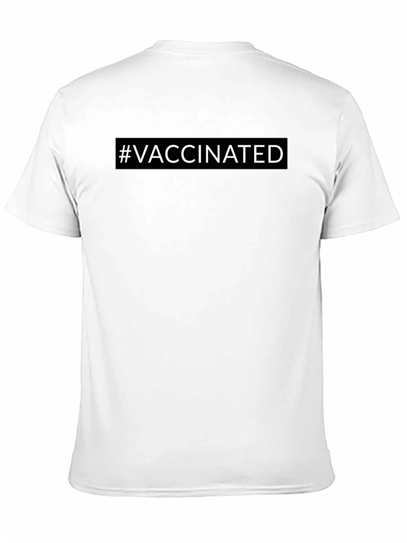 Vaccinated T-Shirt - Modern Black Tee