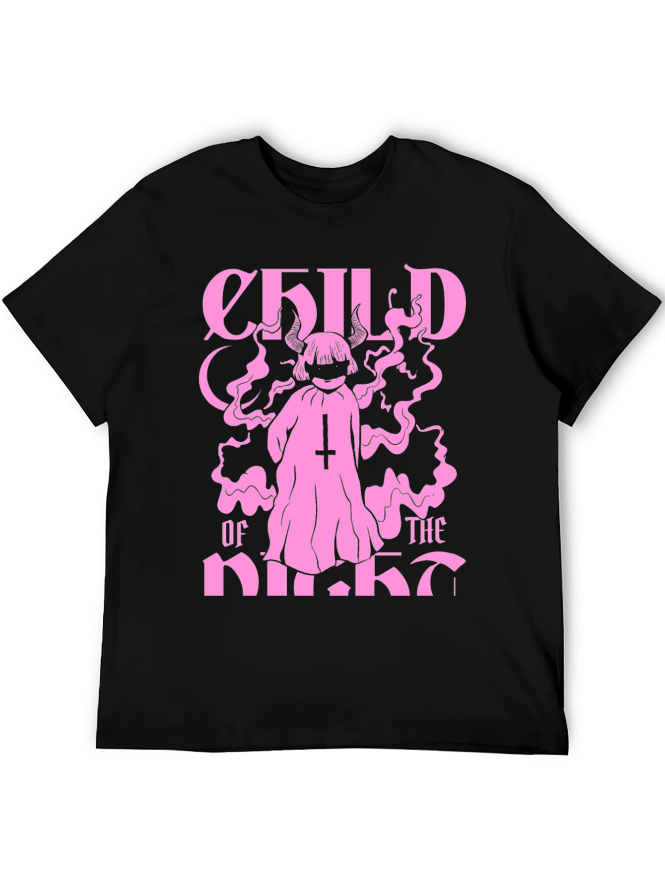 Child of the Night Black Graphic Tee