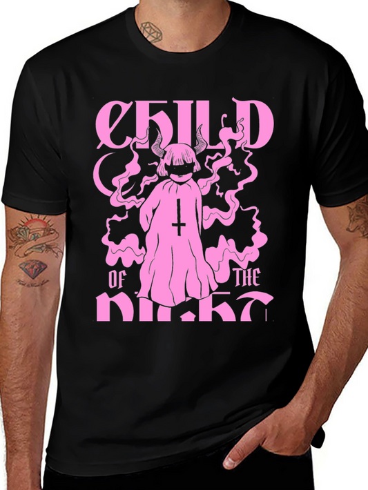Child of the Night Black Graphic Tee