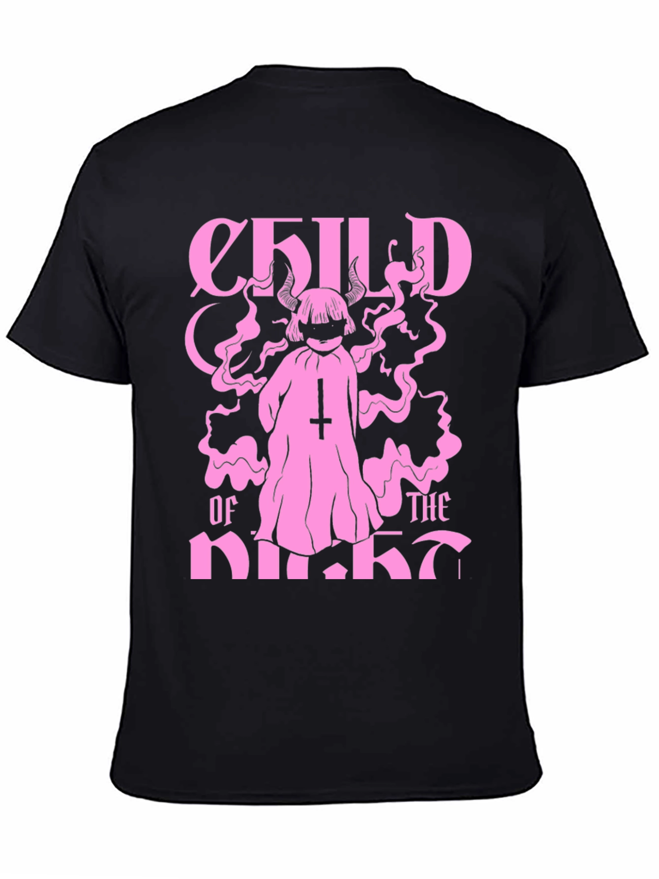 Child of the Night Black Graphic Tee