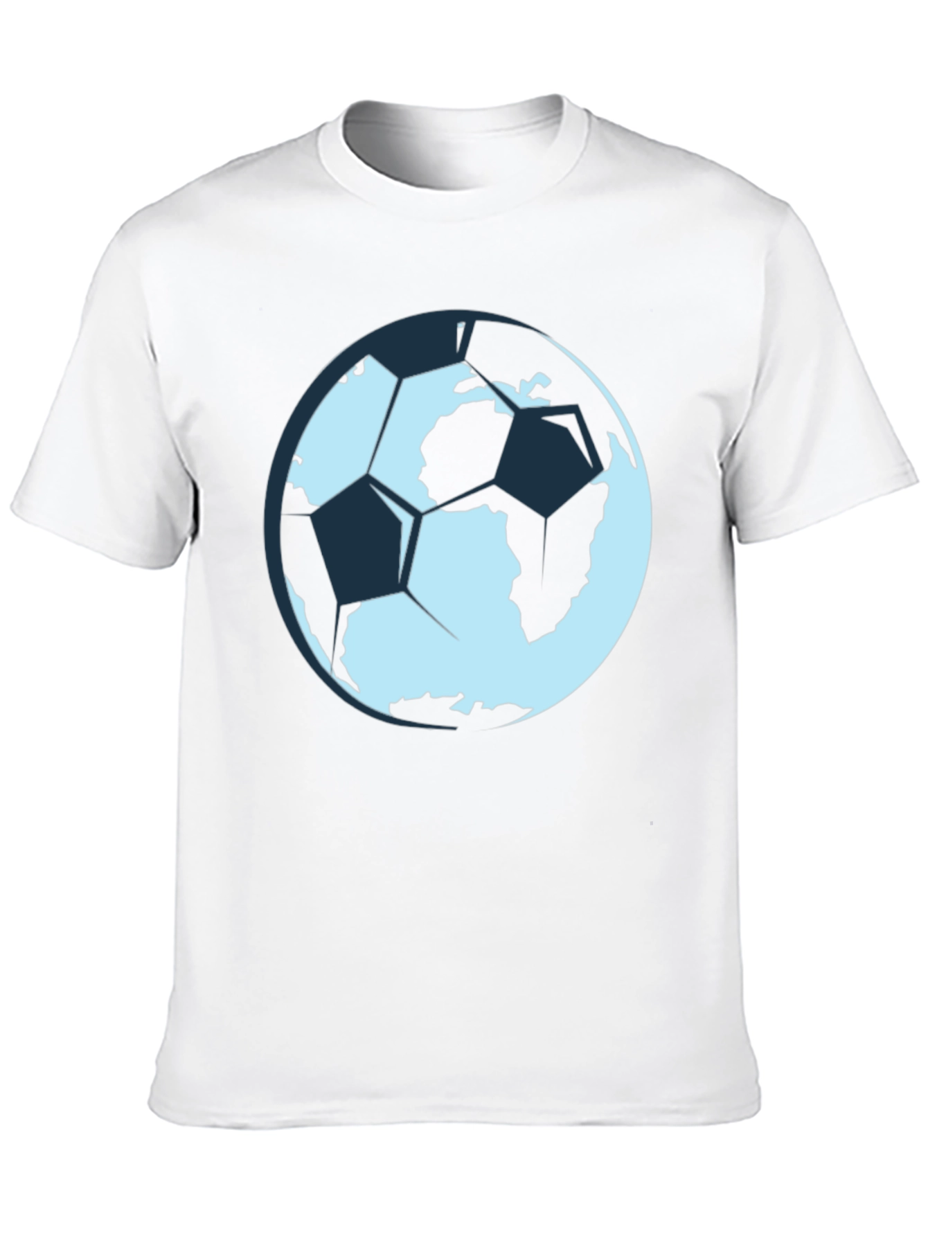 Earth Soccer Ball Graphic T-Shirt
