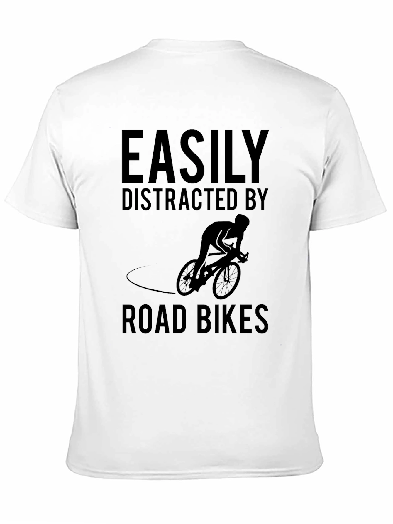 Easily Distracted By Road Bikes Graphic T-Shirt