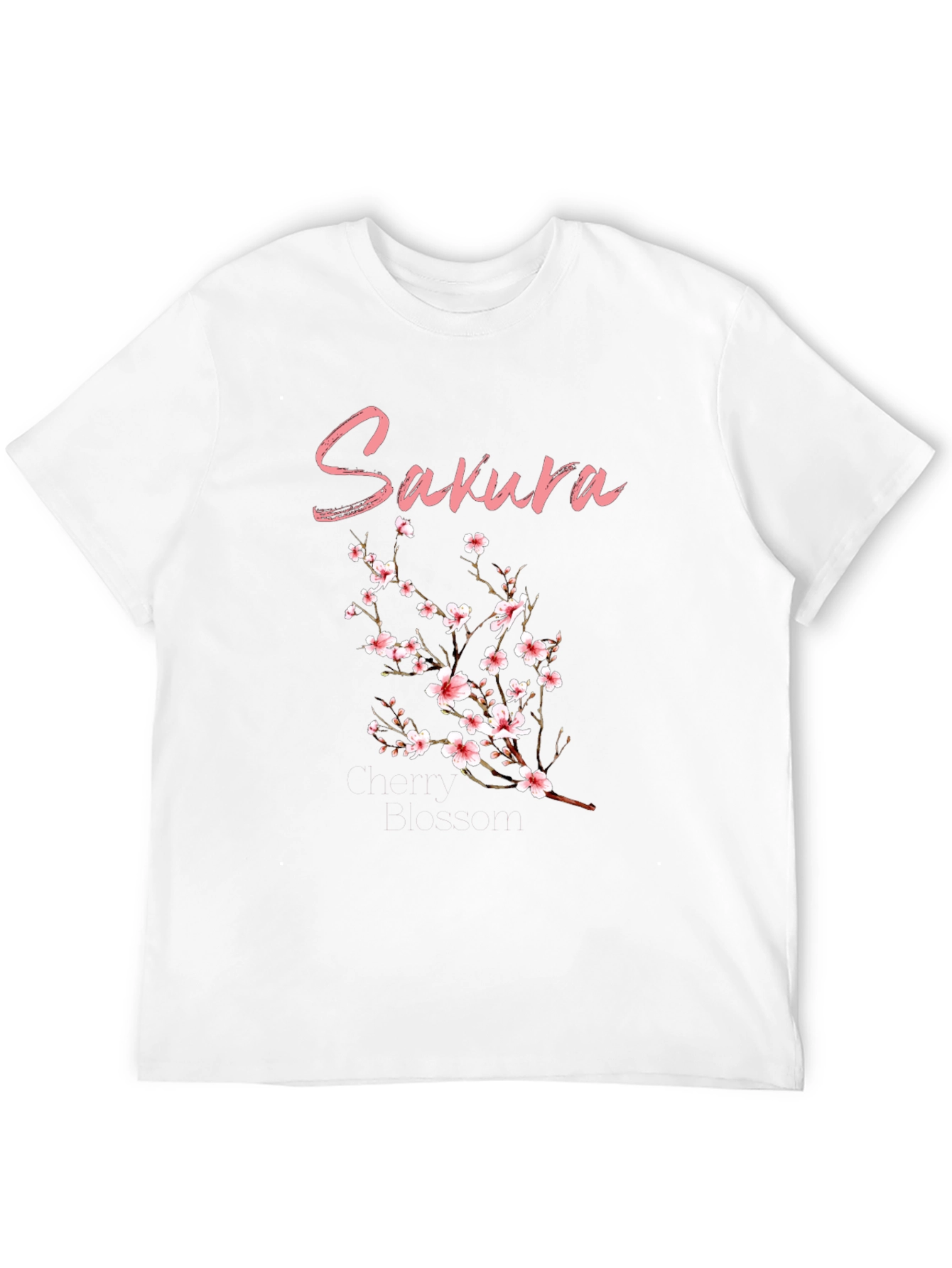 Sakura Blossom Black T-Shirt