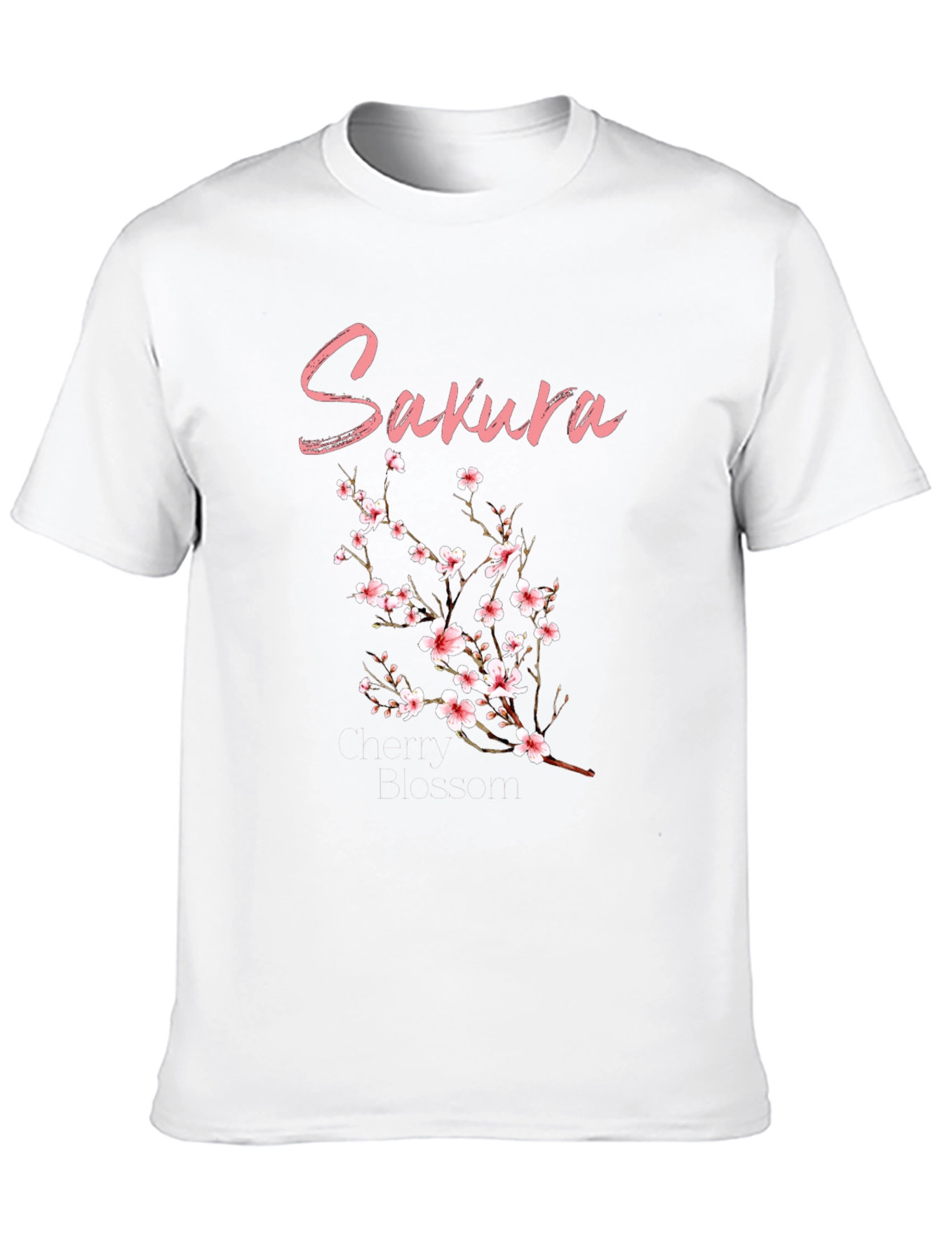 Sakura Blossom Black T-Shirt