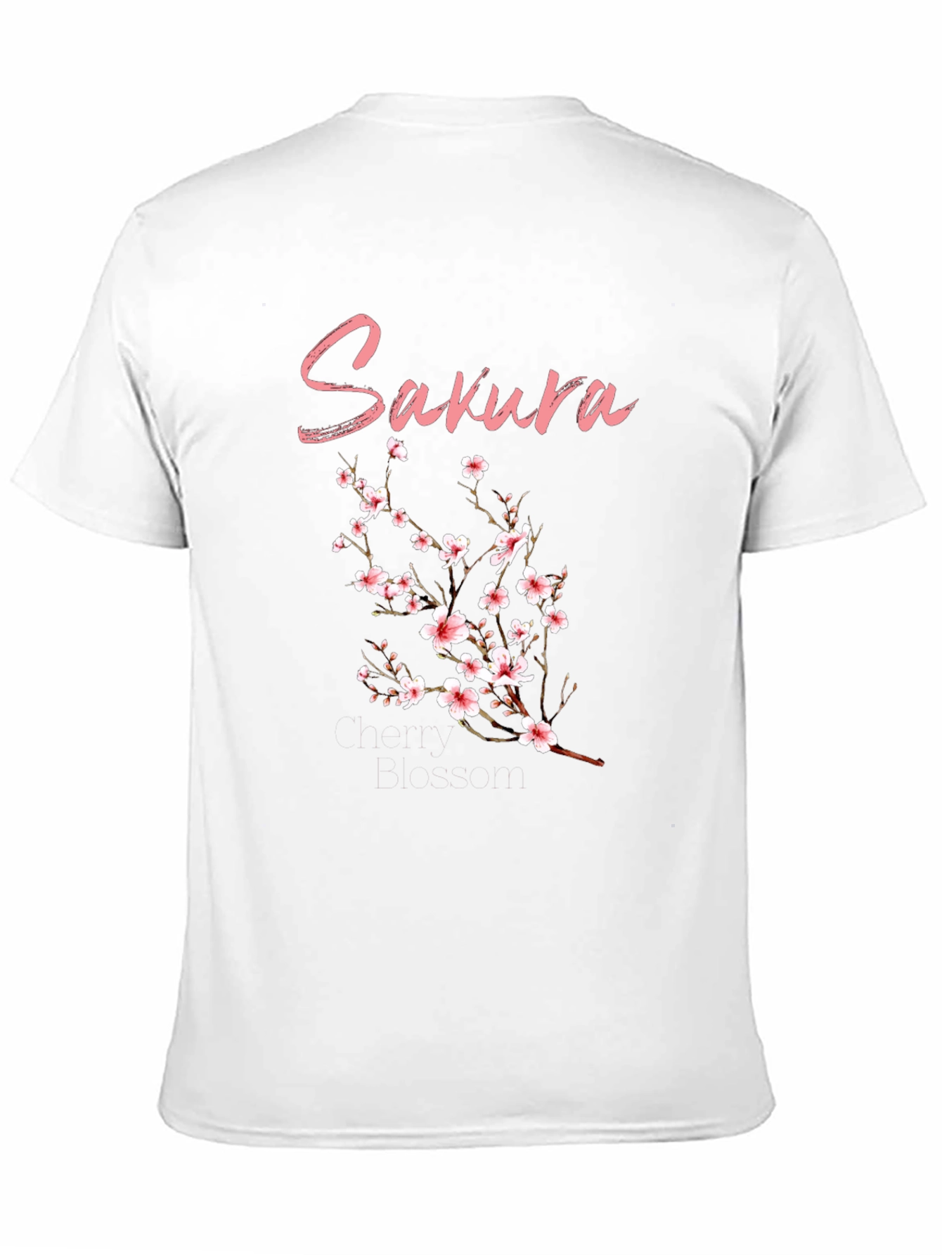 Sakura Blossom Black T-Shirt
