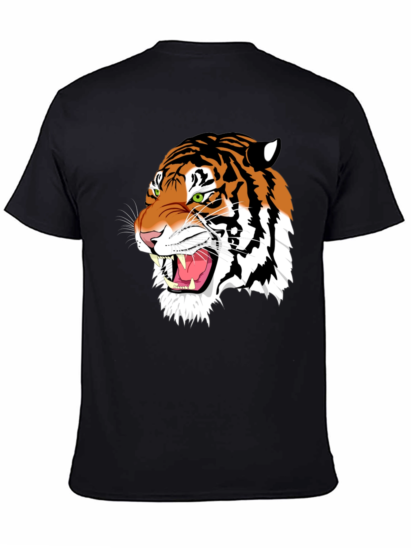 Tiger Graphic Black T-Shirt