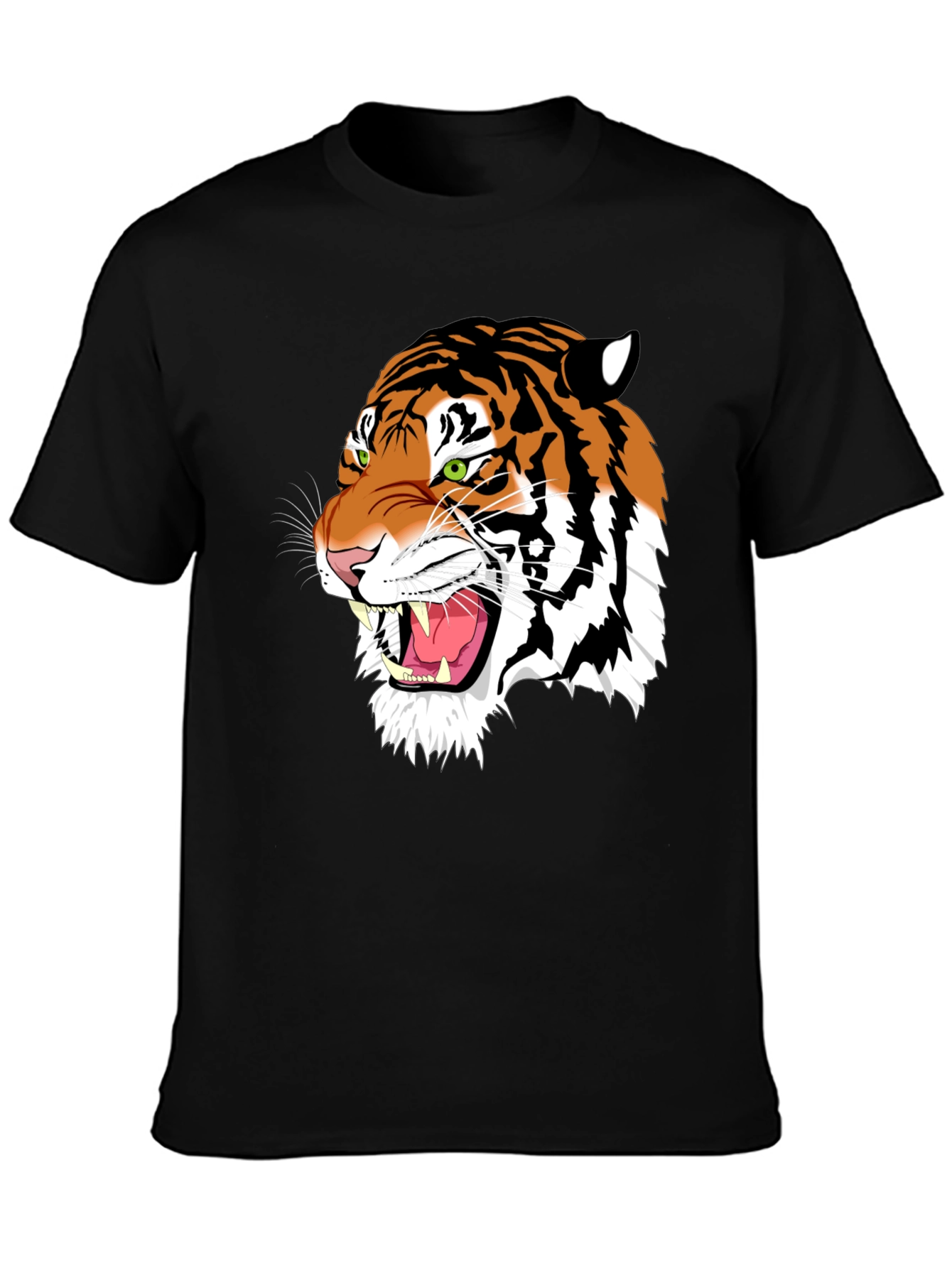 Tiger Graphic Black T-Shirt
