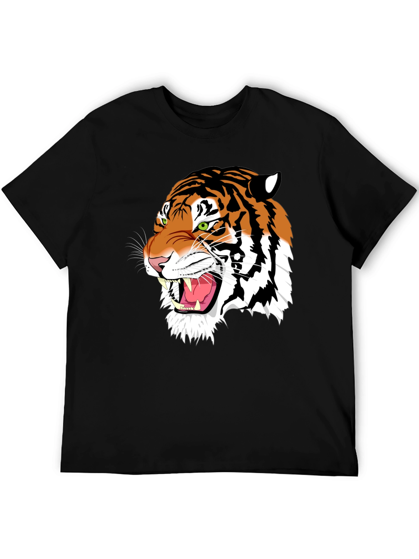 Tiger Graphic Black T-Shirt