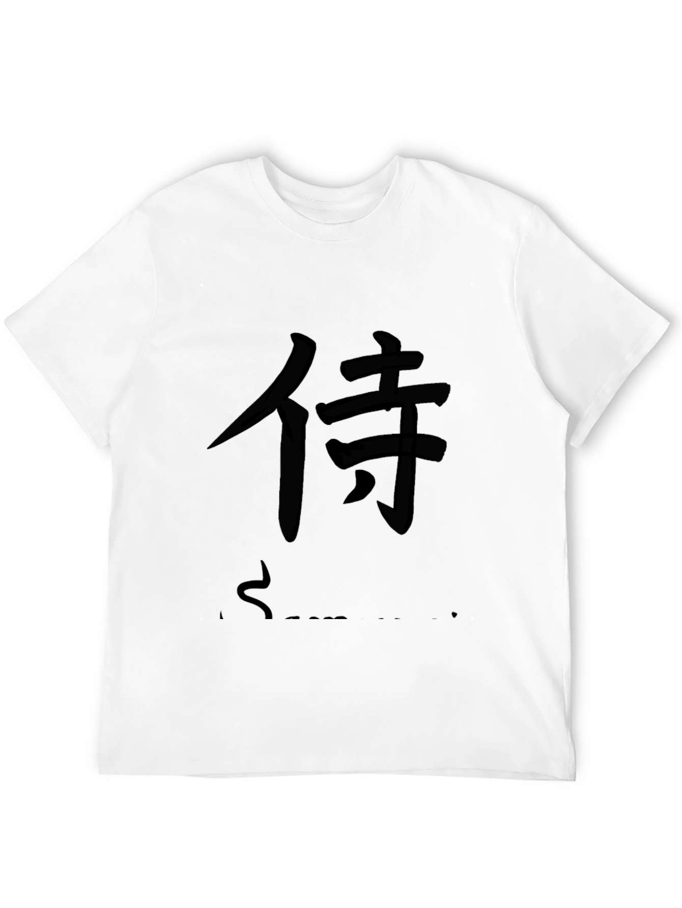 Samurai Kanji Graphic Black T-Shirt