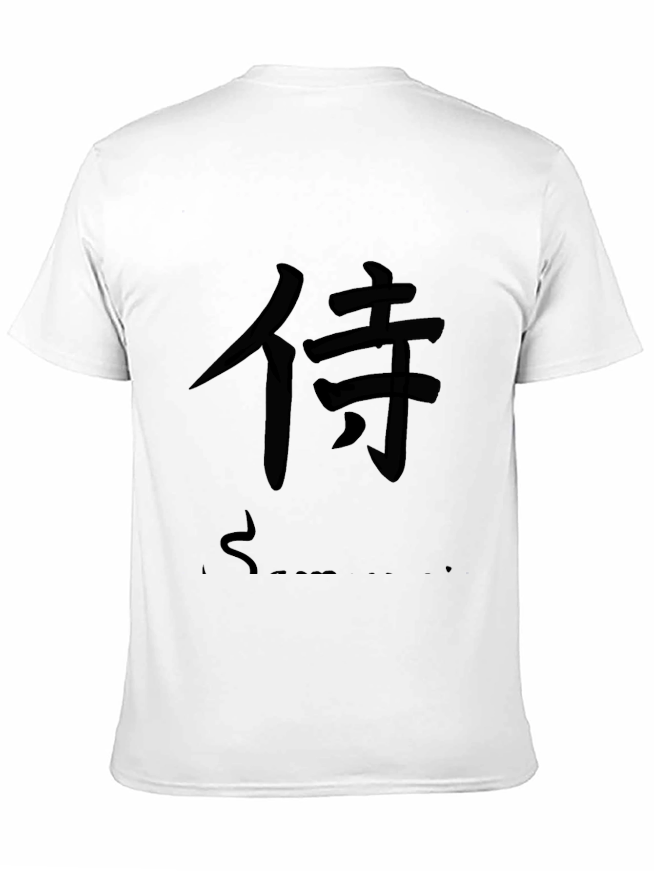 Samurai Kanji Graphic Black T-Shirt
