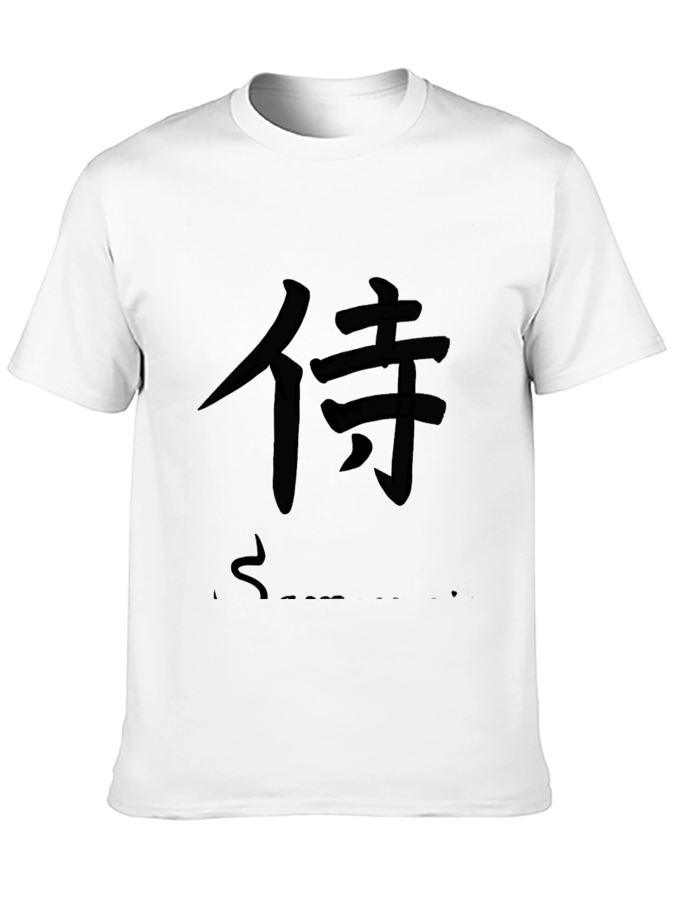 Samurai Kanji Graphic Black T-Shirt